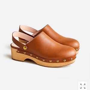 J.Crew Convertible Leather Clogs